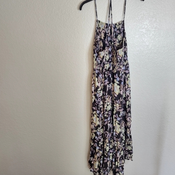 Free People Women's Heat Wave Printed Maxi Dress Sz L - Picture 8 of 8
